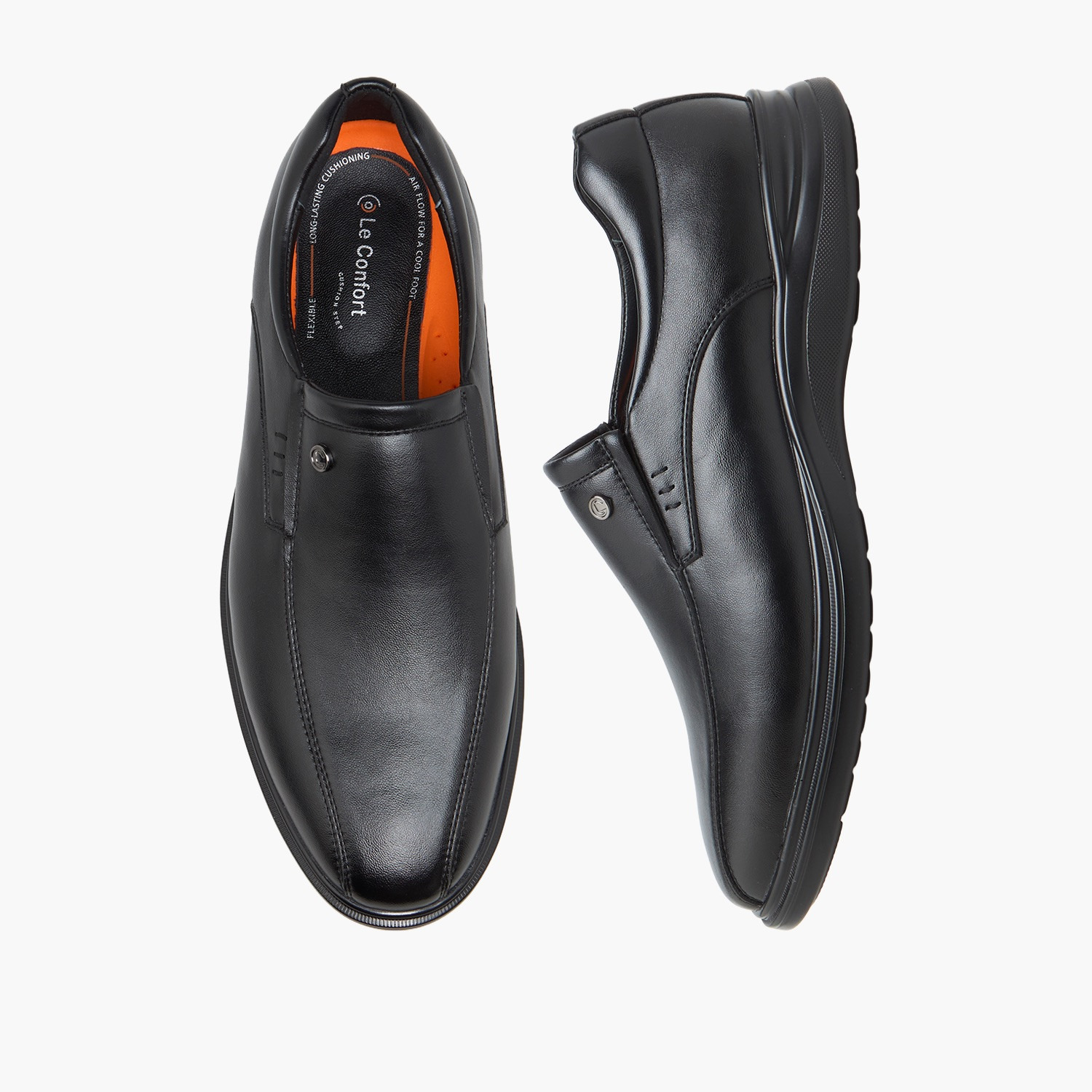 حذاء لوفر سادة سهل الارتداء للرجال من لو كونفورت-men-shoes-loafersandmoccasins-image-1