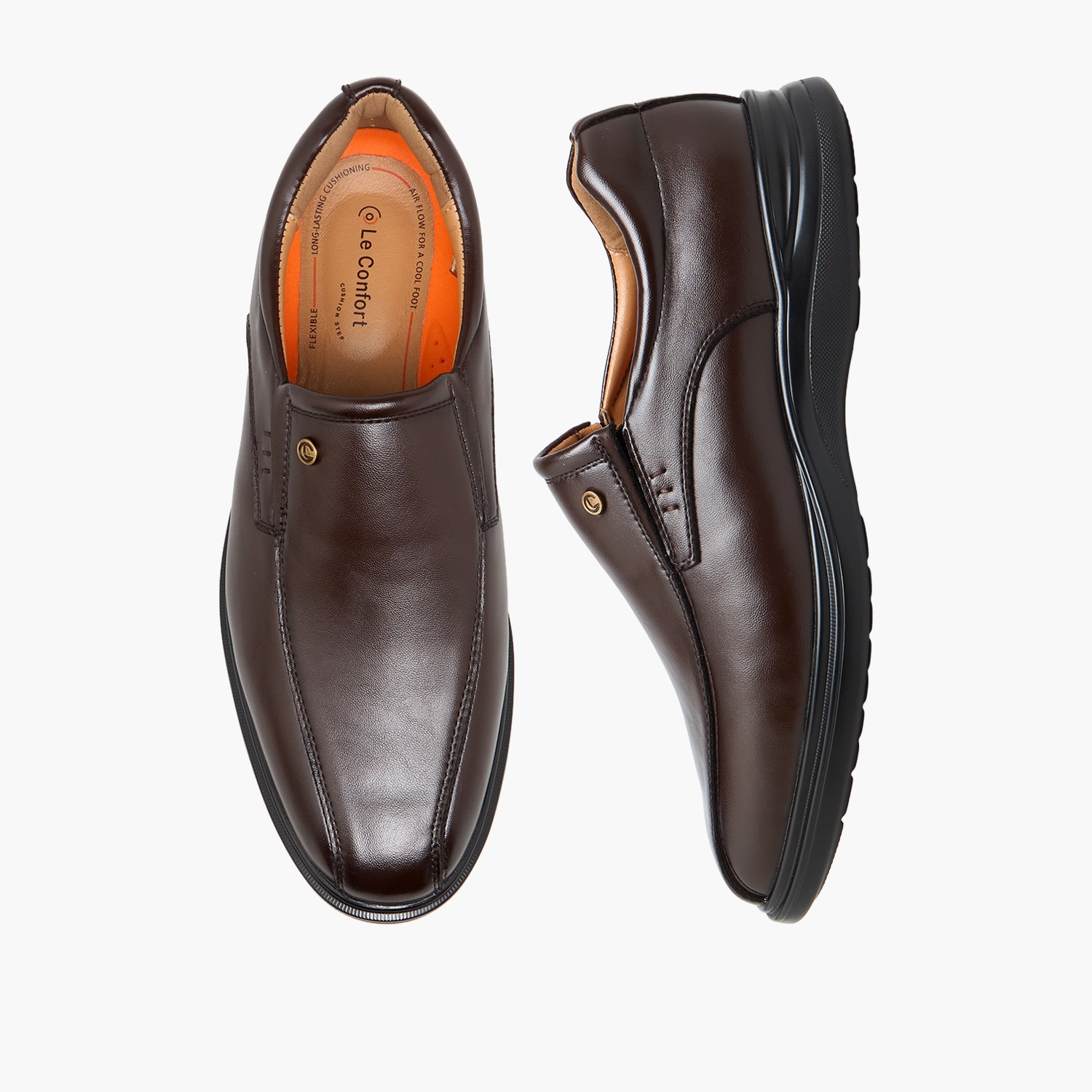 Le Confort Men Solid Slip-On Loafers-men-shoes-loafersandmoccasins-image-1