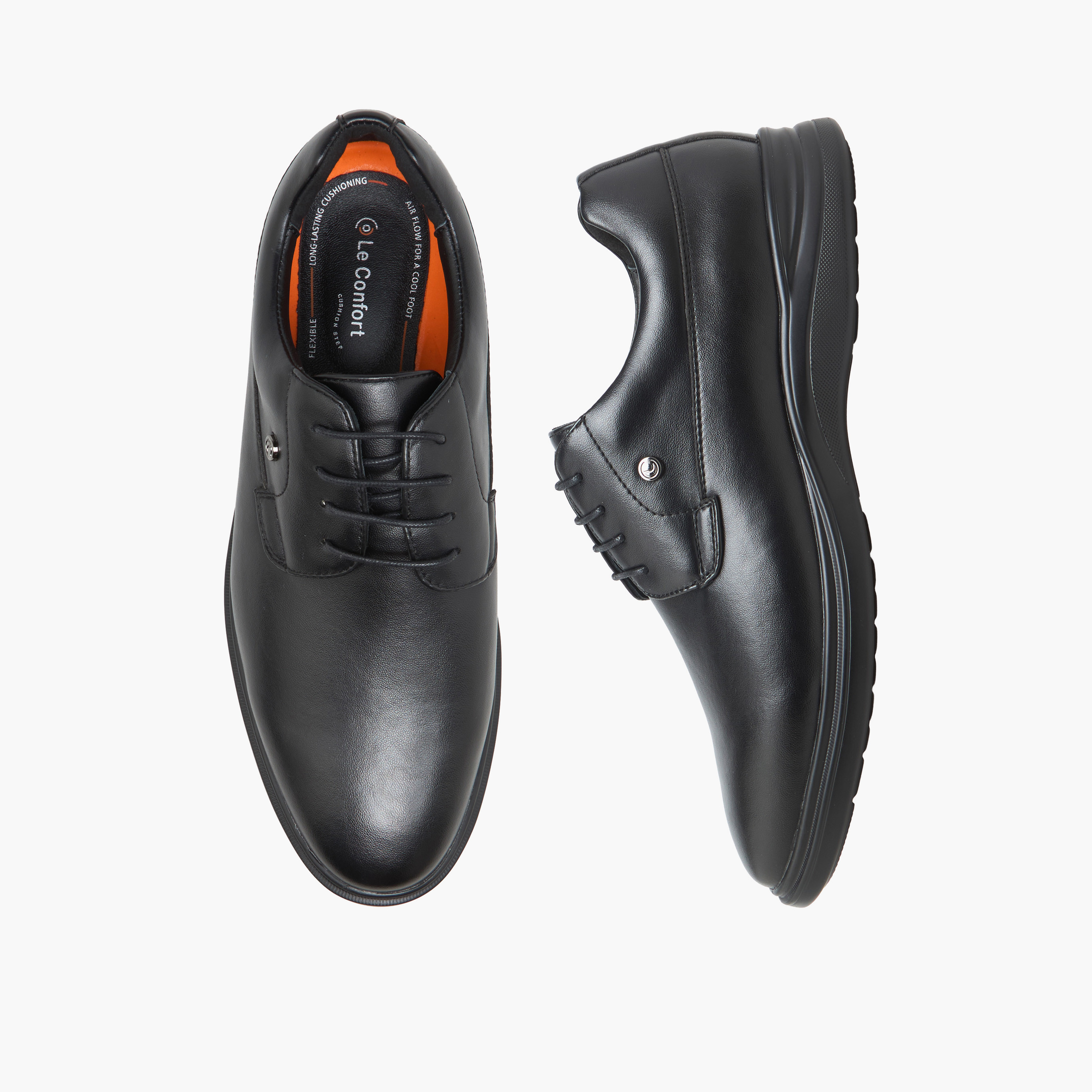 حذاء ديربي برباط للرجال من لو كونفورت-men-shoes-formalshoes-image-1