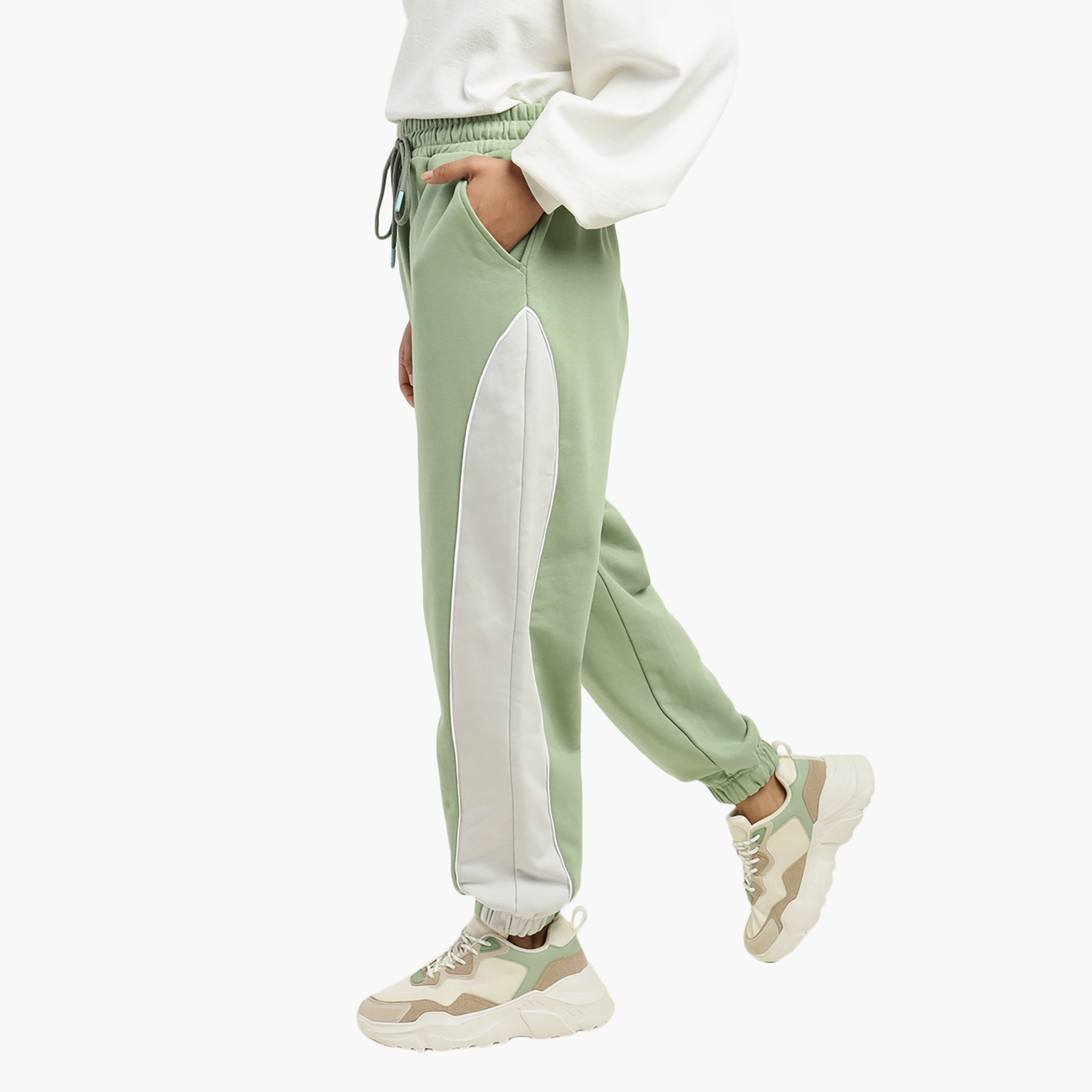 Levi's Color Block High-Rise Drawstring Women's Jogger-women-clothing-bottoms-joggers-image-2