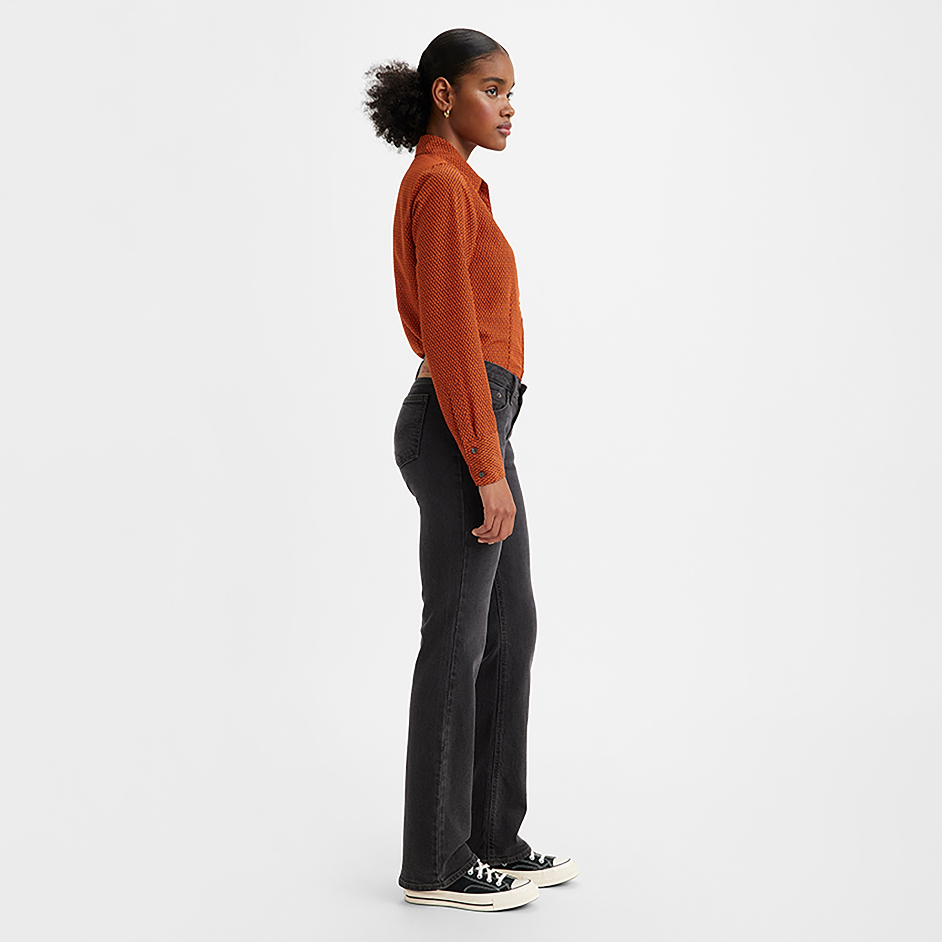 Levi's Regular Fit Black Plain Women's Jeans-women-clothing-bottoms-jeans-image-2