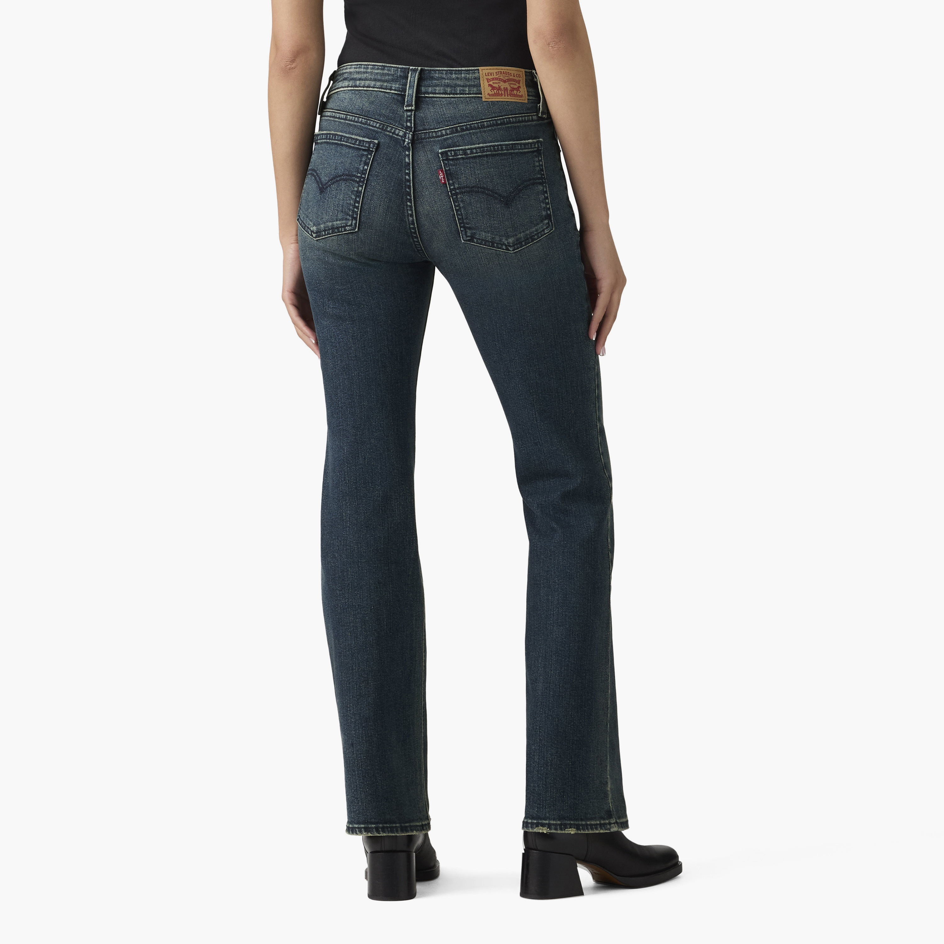 Levi's Superlow Boot Fit Blue Distressed Women's Jeans Inseam 30-women-clothing-bottoms-jeans-image-4