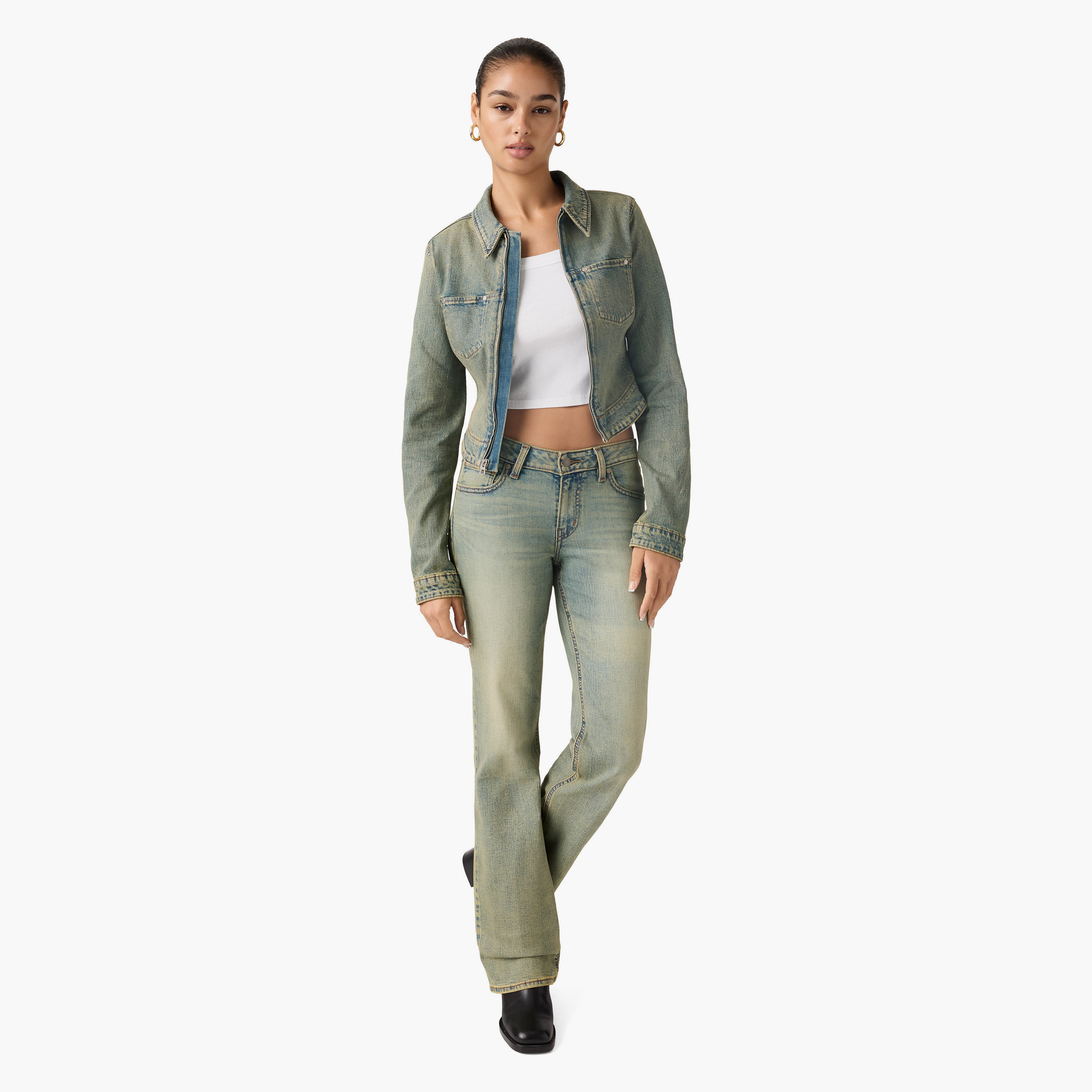 Levi's Superlow Boot Fit Blue Faded Women's Jeans Inseam 30-women-clothing-bottoms-jeans-image-2