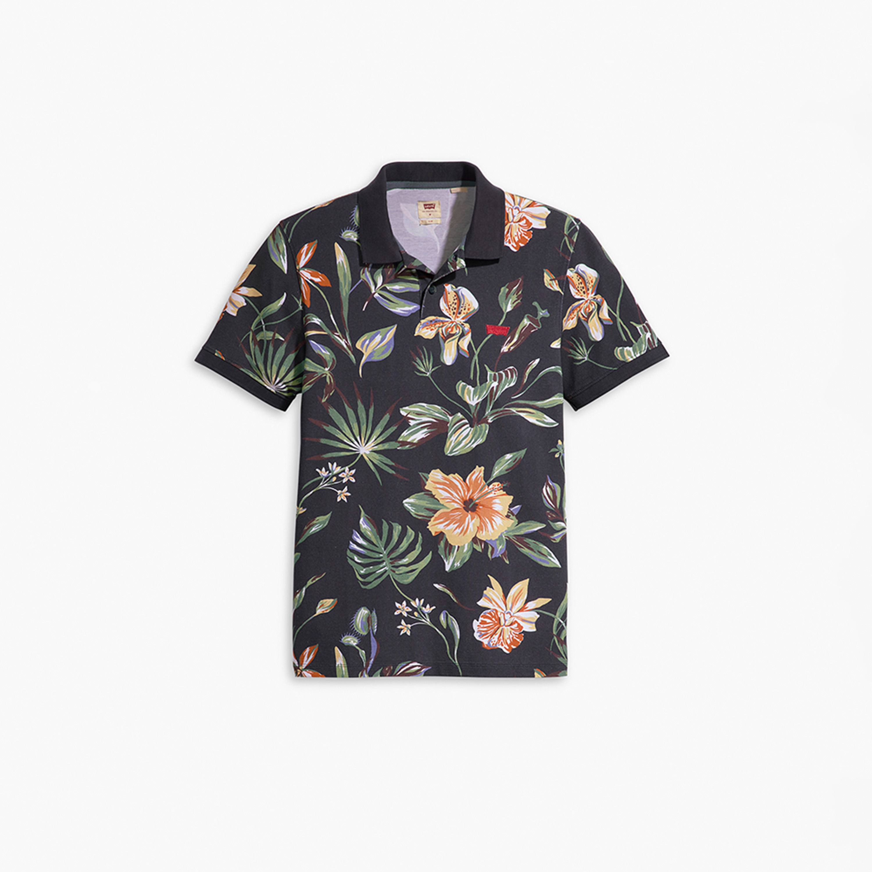 قميص بولو بأكمام قصيرة بياقة زهور من ليفاي للرجال-men-clothing-tshirtsandpolos-polos-image-2