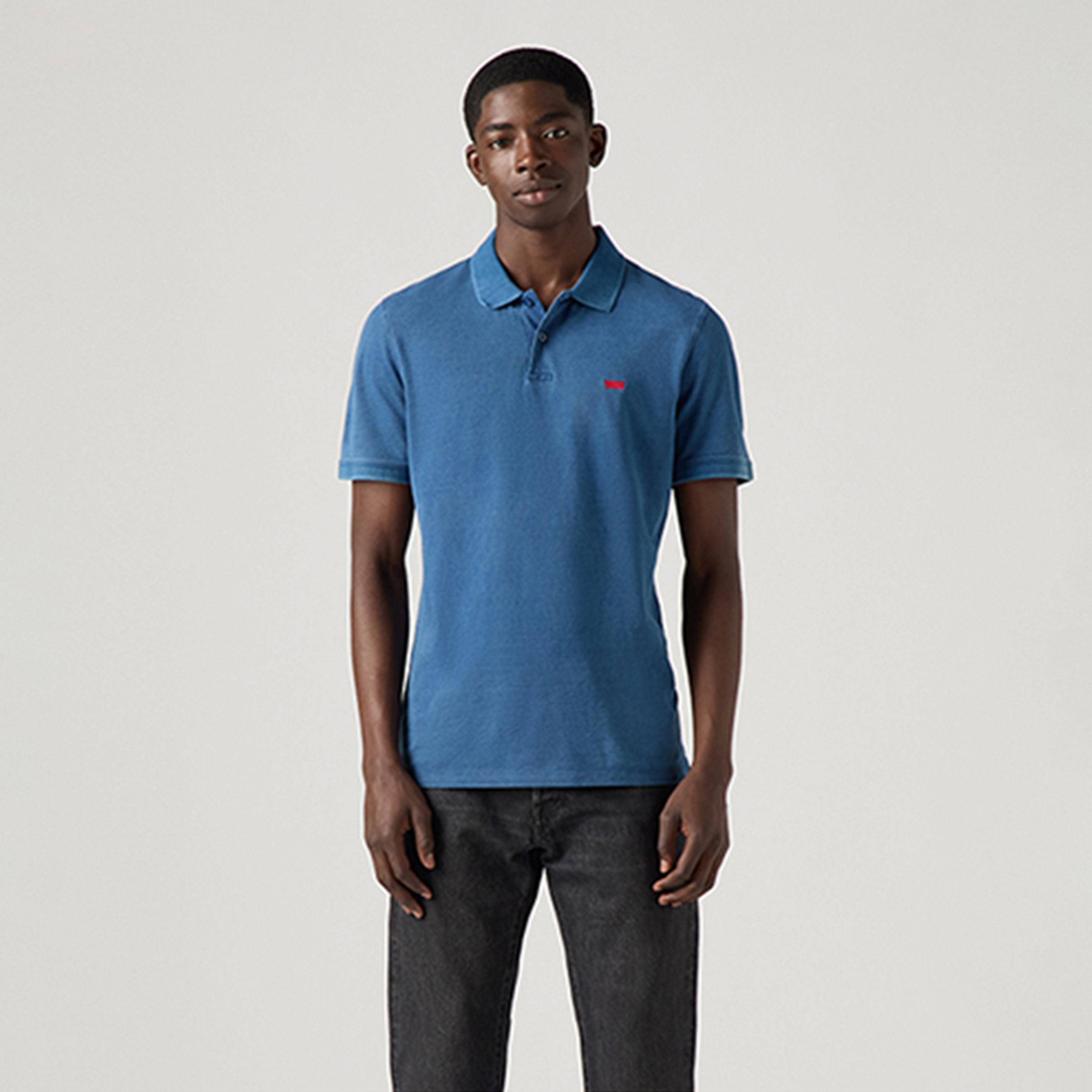 Levi's Plain Collared Short Sleeves Men's Polo T-Shirt-men-clothing-tshirtsandpolos-polos-image-2