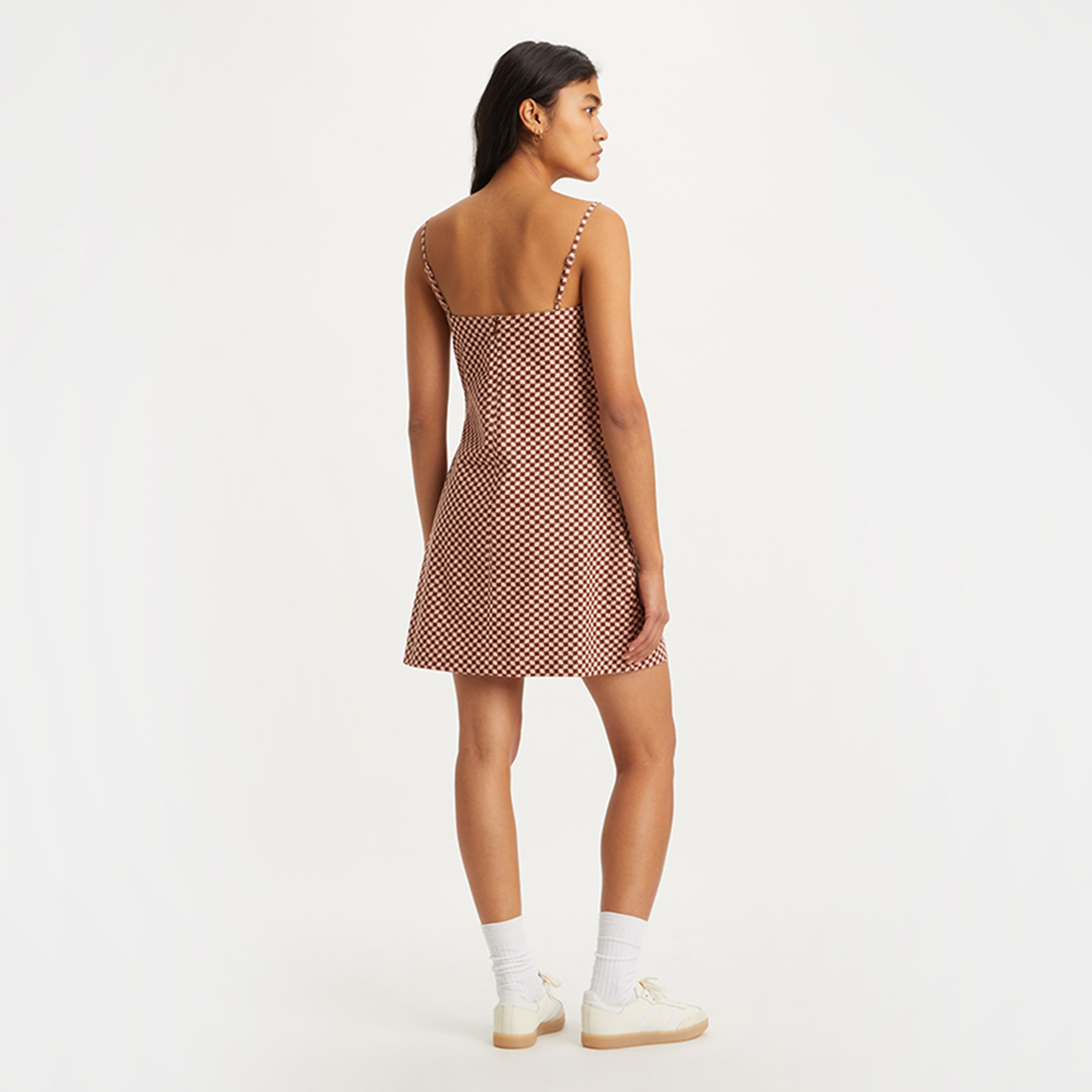 Levi's Multicolour Shoulder Strap A-Line Mini Women's Dress-women-clothing-dresses-image-2