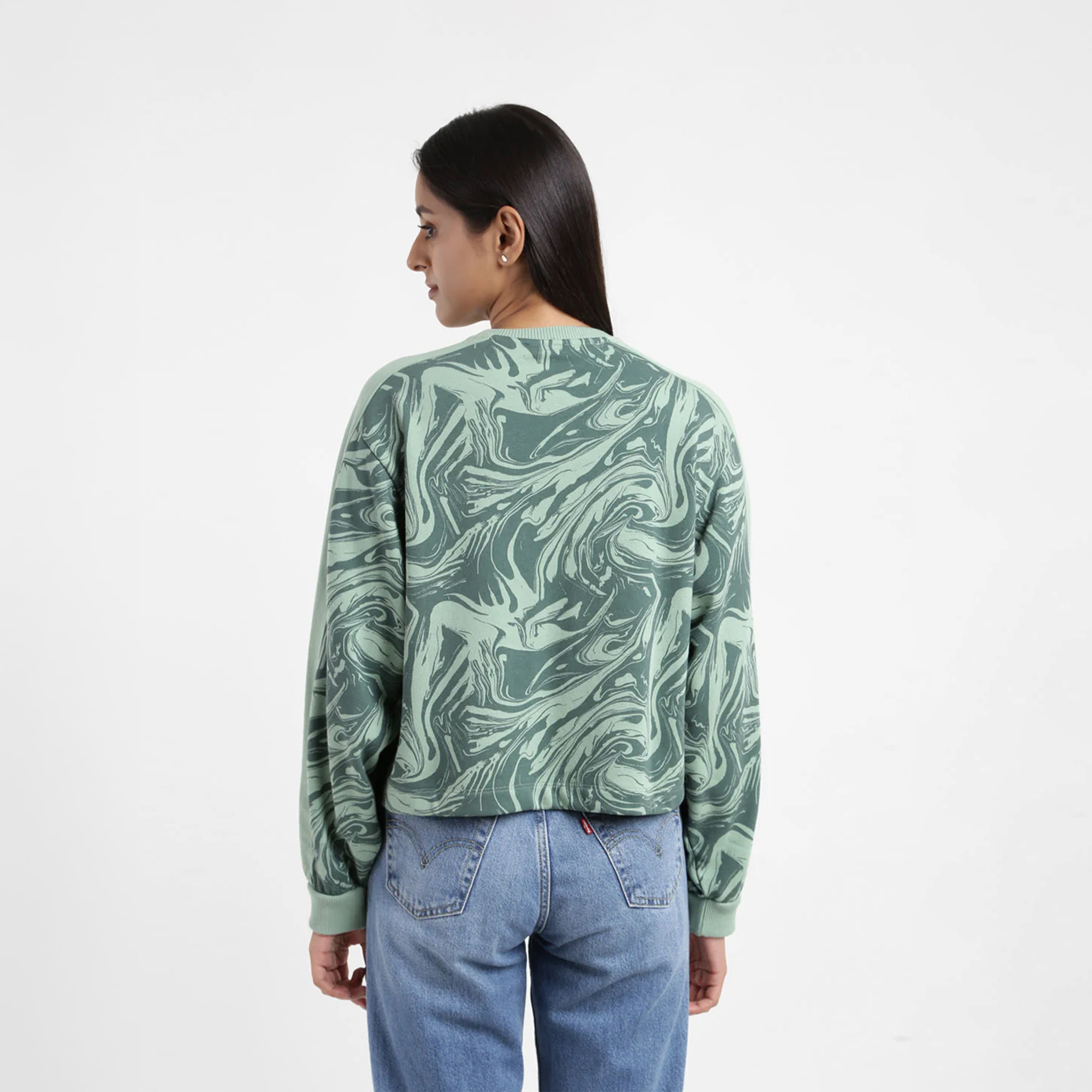 Levi's Women's Printed Crew Neck Long Sleeves Sweatshirts-women-clothing-sportswearandactivewear-hoodiesandsweatshirts-image-3