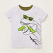 Juniors Graphic Print T-shirt and Contrast Full-Length Pyjama Set-Pyjama Sets-thumbnail-1