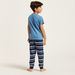 Juniors 4-Piece Printed Short Sleeves T-shirt and Pyjama Set-Pyjama Sets-thumbnail-3