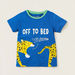 Juniors Printed Round Neck T-shirt and Pyjamas Set-Pyjama Sets-thumbnail-1