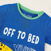 Juniors Printed Round Neck T-shirt and Pyjamas Set-Pyjama Sets-thumbnail-3