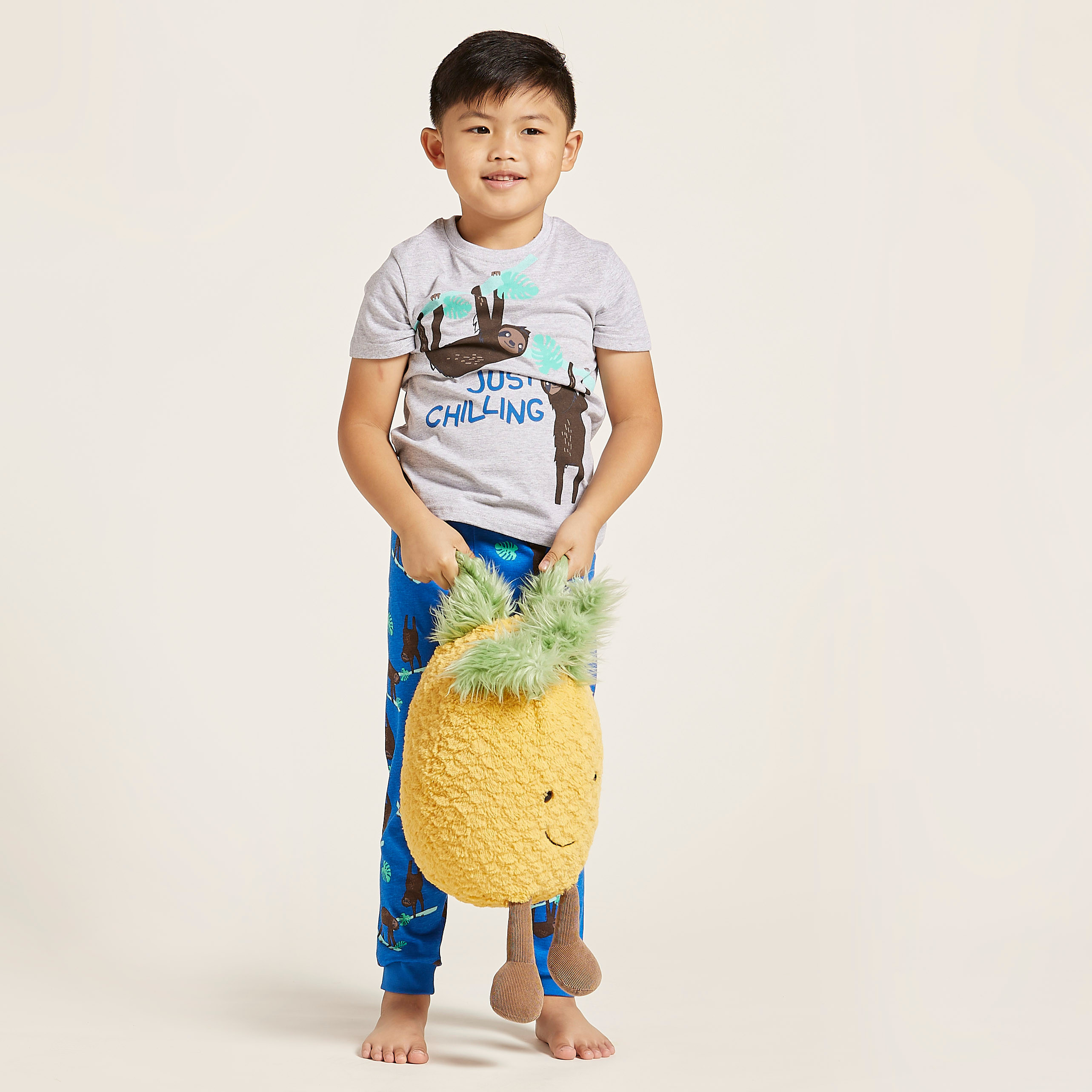 طقم بنطلون بيجاما وتيشيرت بياقة مستديرة وطبعات من جونيورز-boys-clothing-nightwear-image-1