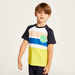 Juniors Printed Crew Neck T-shirt and Pyjama - Set of 2-Pyjama Sets-thumbnail-3