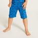Juniors Printed Crew Neck T-shirt and Pyjama - Set of 2-Pyjama Sets-thumbnail-6