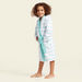 Juniors Striped Bathrobe with Pocket Detail-Towels and Flannels-thumbnail-2
