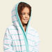 Juniors Striped Bathrobe with Pocket Detail-Towels and Flannels-thumbnail-3