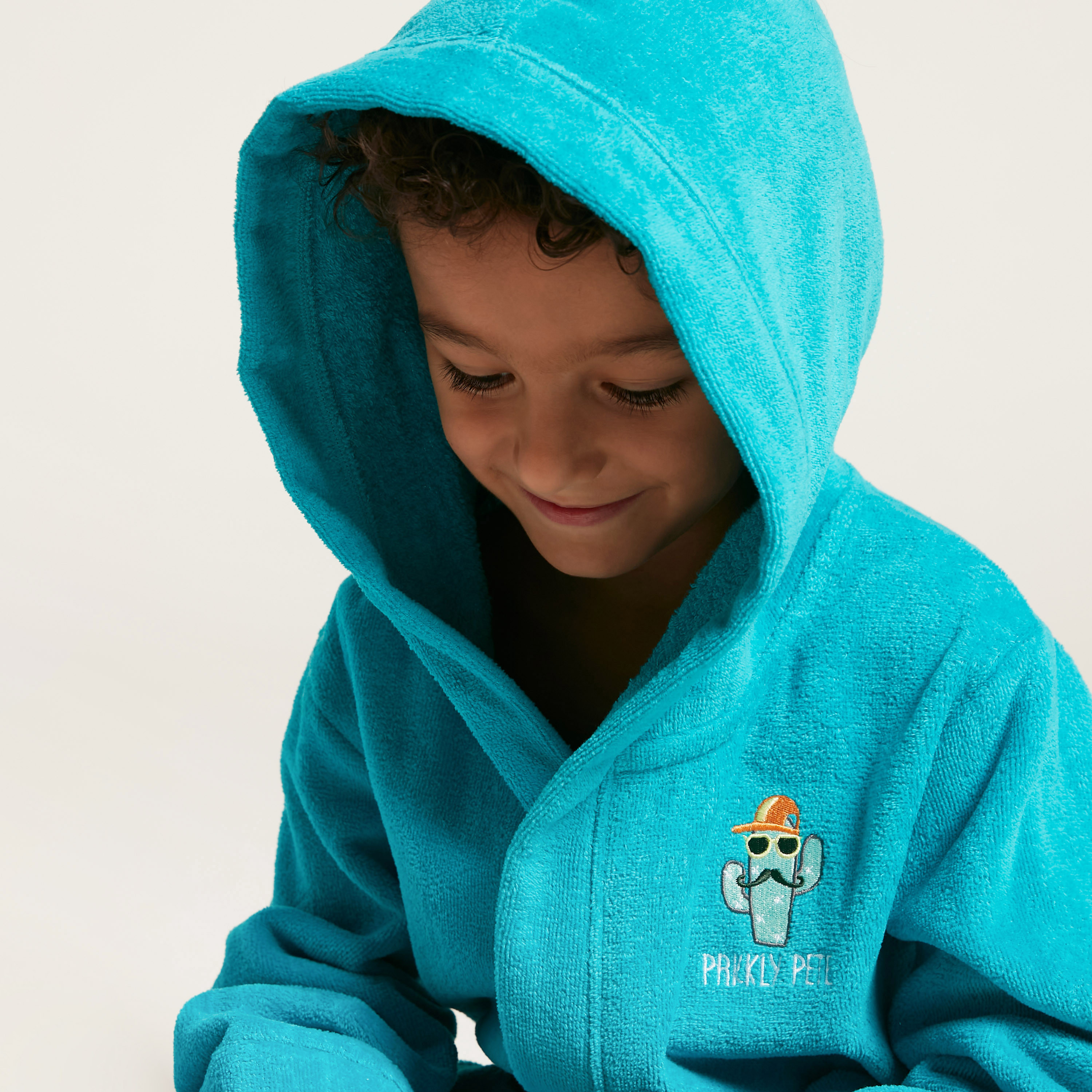 روب حمام بارز الملمس بقبعة وجيوب من جونيورز-baby-bathandcare-towels-image-2