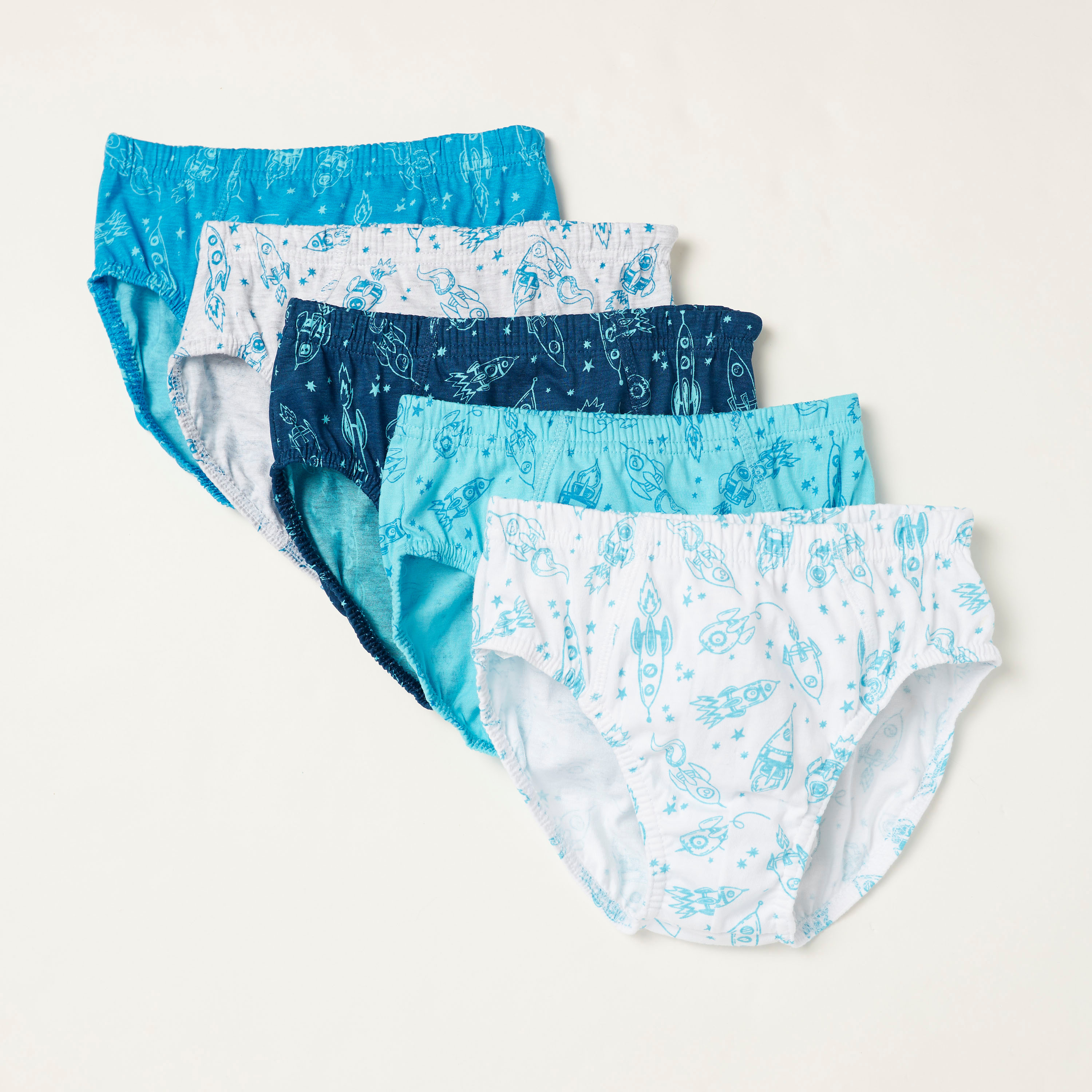 Buy Baby Boys Juniors Printed Briefs with Elasticised Waistband