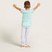 Juniors Printed Round Neck T-shirt and Pyjama Set-Pyjama Sets-thumbnail-3
