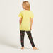 Mickey Mouse Print T-shirt and Full Length Pyjama Set-Nightwear-thumbnail-4