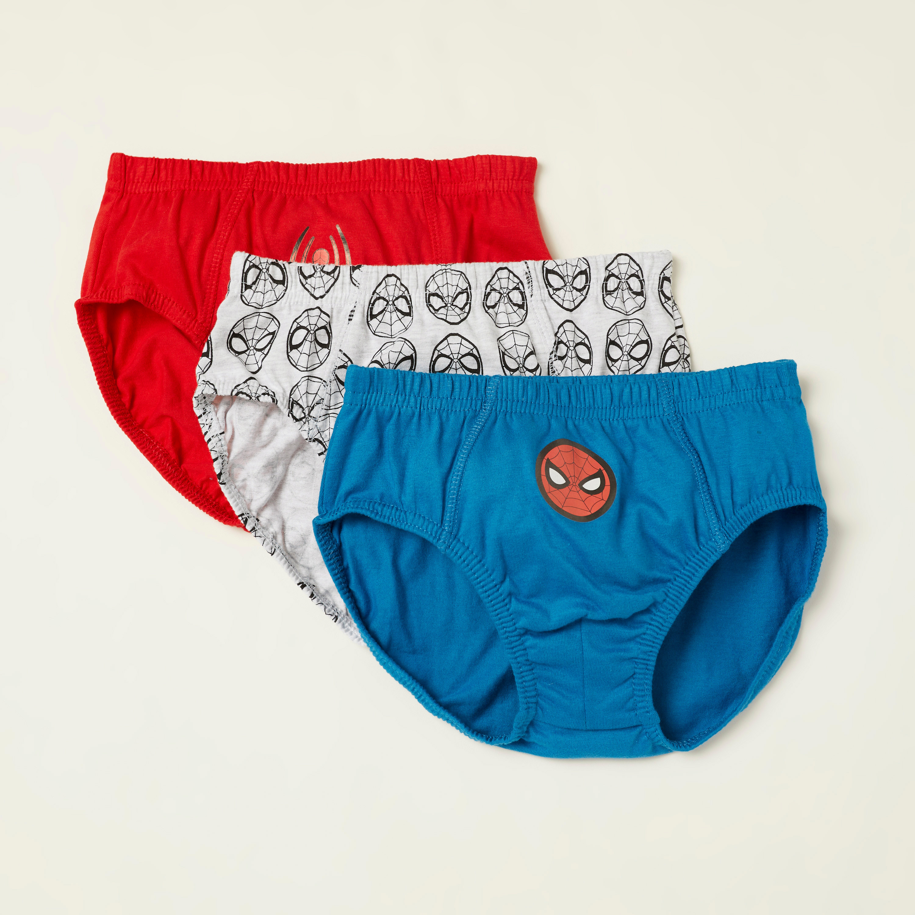 Spider Man Print Briefs Set of 3