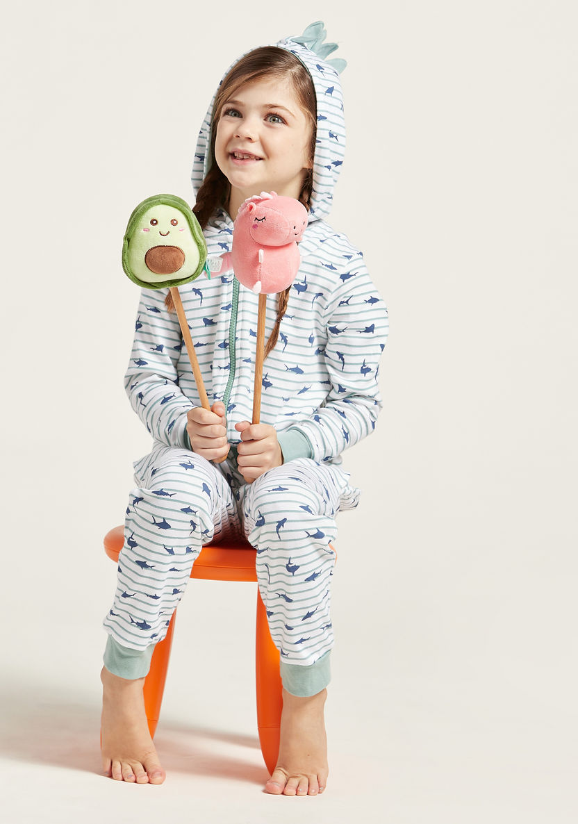 Love Earth All-Over Print Onesie with Long Sleeves and Hood-Rompers%2C Dungarees and Jumpsuits-image-0
