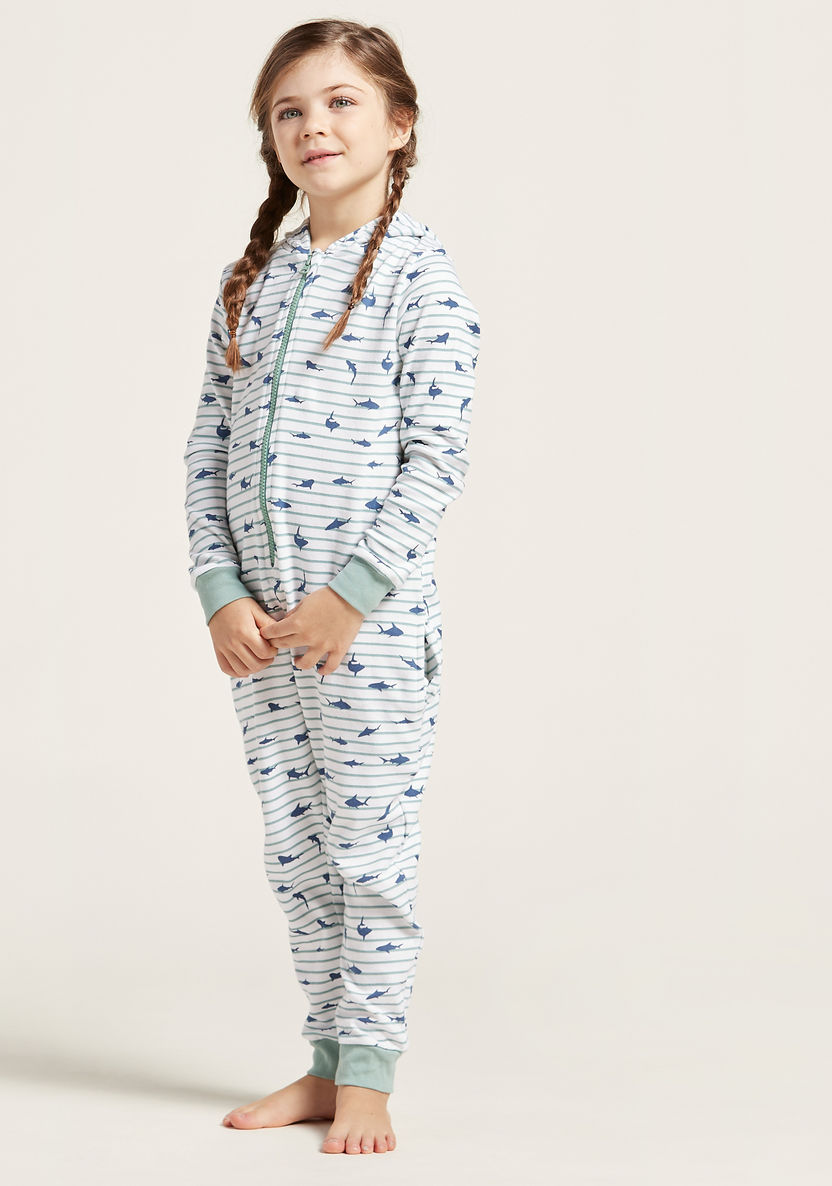Love Earth All-Over Print Onesie with Long Sleeves and Hood-Rompers%2C Dungarees and Jumpsuits-image-1