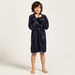 Juniors Textured Bathrobe with Hood and Tie-Ups-Towels and Flannels-thumbnail-2