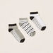 Juniors Striped Ankle Length Socks - Set of 3-Socks-thumbnail-0