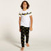 Batman Print T-shirt and Full Length Printed Pyjama Set-Nightwear-thumbnail-0