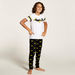 Batman Print T-shirt and Full Length Printed Pyjama Set-Nightwear-thumbnail-1