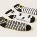 Batman Print Ankle-Length Socks - Set of 3-Socks-thumbnail-2