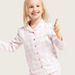 Juniors Checked Long Sleeves Sleepshirt and Pyjama Set-Nightwear-thumbnail-1