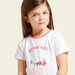 Juniors Printed T-shirt and Full Length Pyjama Set-Nightwear-thumbnail-2