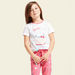 Juniors Printed T-shirt and Full Length Pyjama Set-Nightwear-thumbnail-3