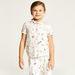 Juniors All Over Print Shirt and Full Length Pyjama Set-Clothes Sets-thumbnail-2