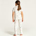 Juniors All Over Print Shirt and Full Length Pyjama Set-Clothes Sets-thumbnailMobile-3