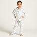 Juniors All-Over Print Sleepshirt and Full Length Pyjama Set-Nightwear-thumbnail-0