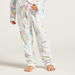 Juniors All-Over Print Sleepshirt and Full Length Pyjama Set-Nightwear-thumbnail-3