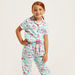 Juniors Flamingo Print Shirt and Full-Length Pyjama Set-Nightwear-thumbnail-3