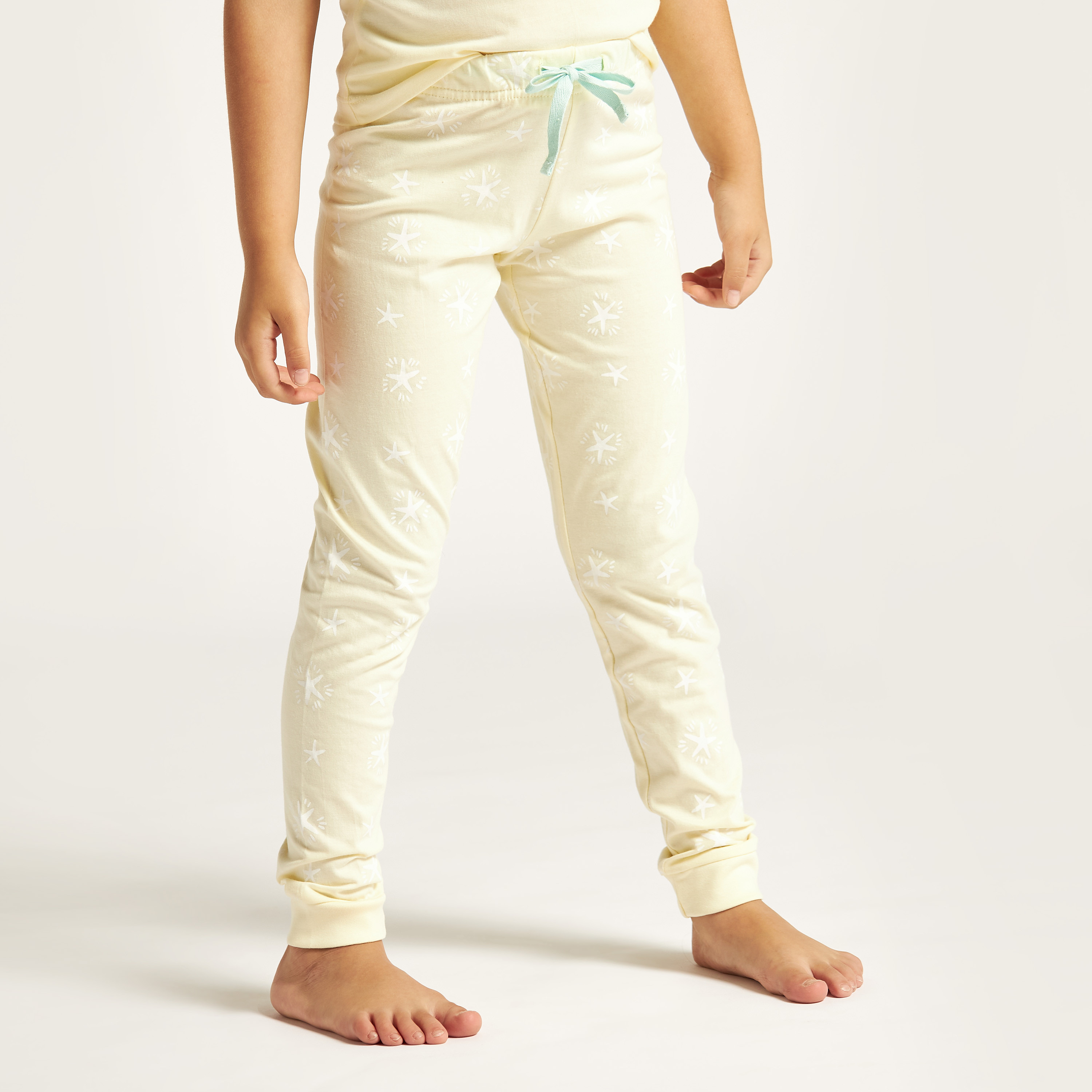 Juniors Printed Short Sleeve T-shirt and Pyjamas - Set of 2-baby-girls-clothing-multipacks-image-4