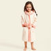 Juniors Textured Bathrobe with Hood and Tie-Ups-Towels and Flannels-thumbnail-0