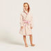 Juniors Textured Bathrobe with Hood and Patch Pockets-Towels and Flannels-thumbnail-2