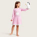 Juniors Graphic Print Sleep Dress with Long Sleeves - Set of 2-Nightwear-thumbnail-0