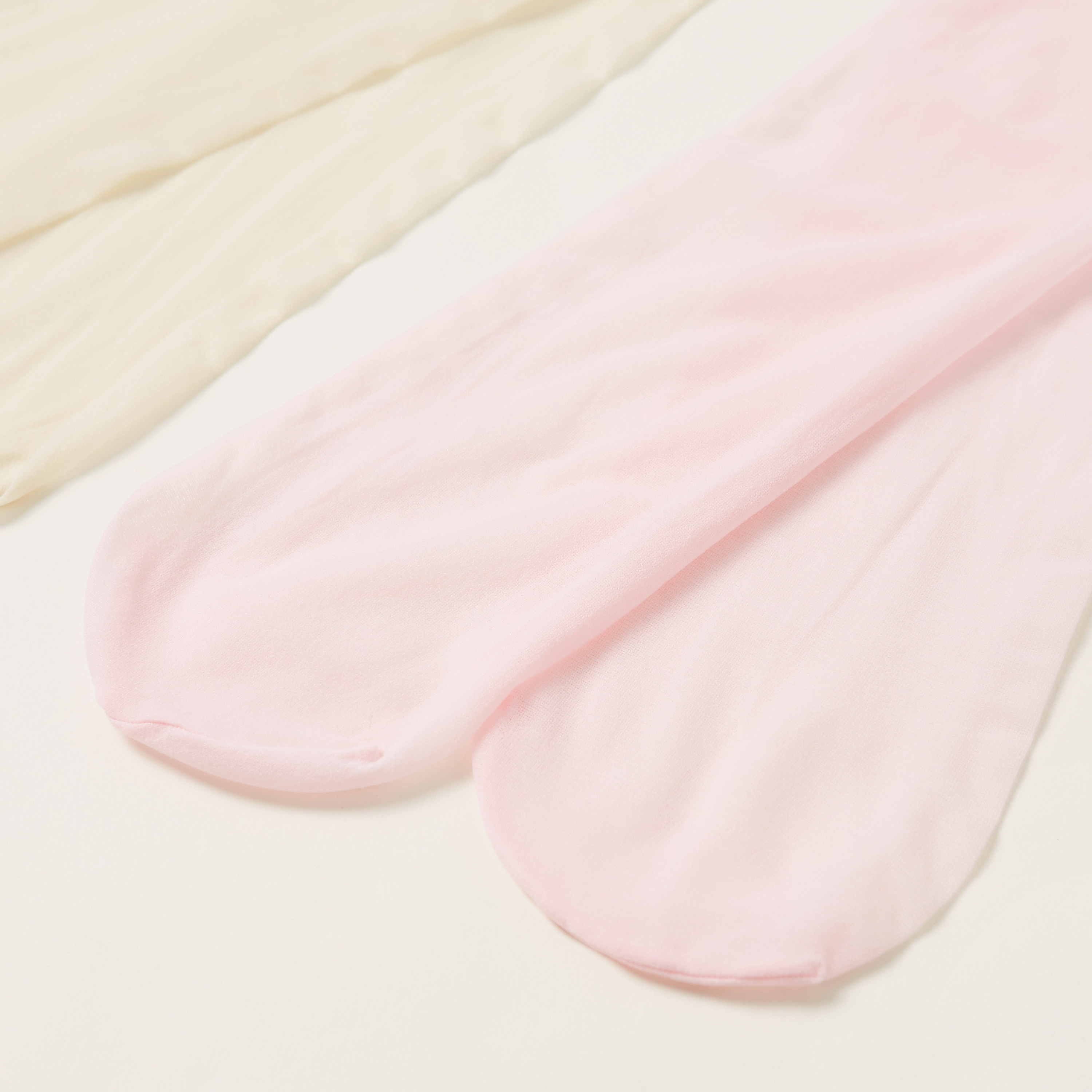 Juniors Solid Tights - Set of 2-girls-accessories-socks-image-3