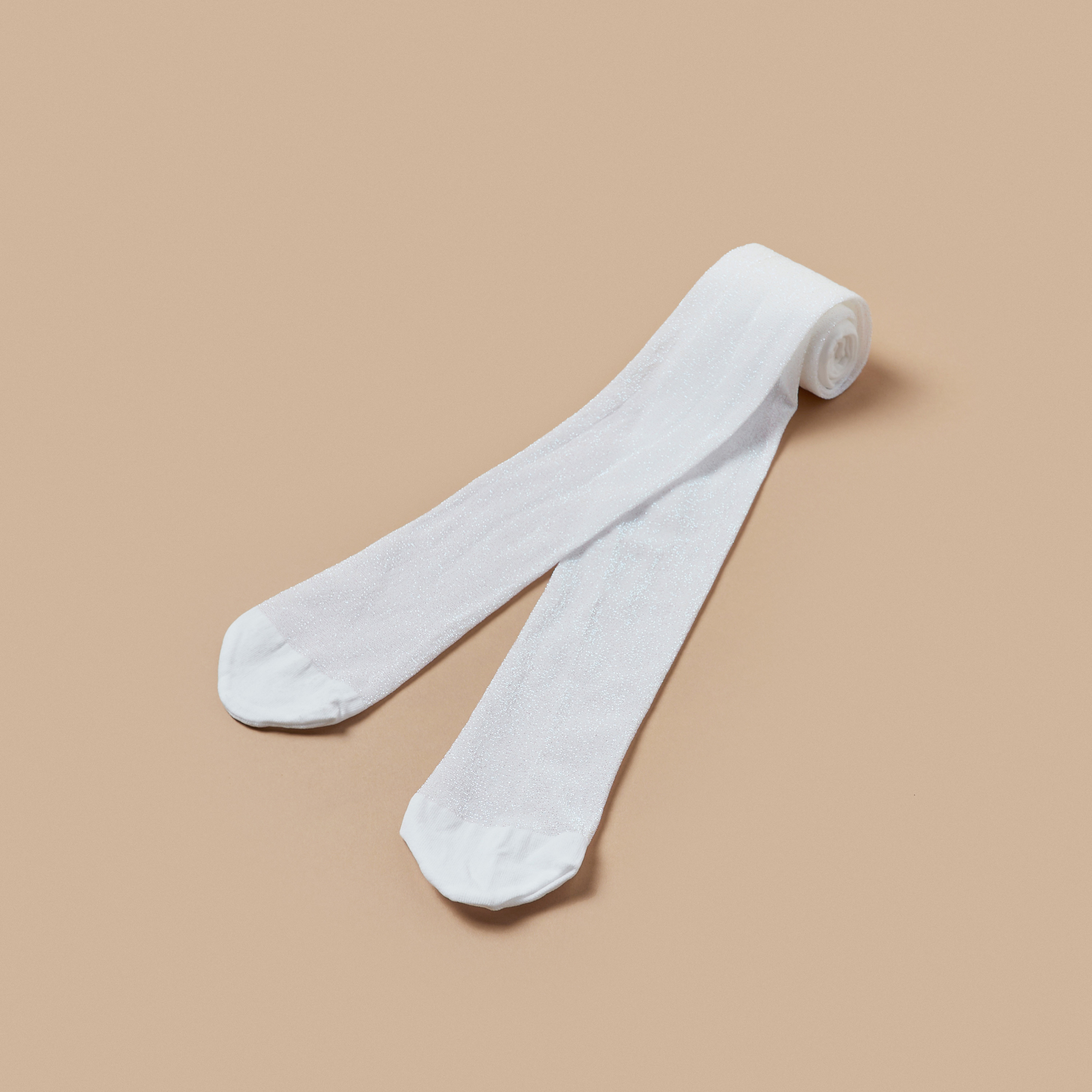 Juniors Solid Tights with Elasticated Waistband-girls-accessories-socks-image-1