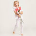 Juniors All-Over Floral Print Short Sleeves Sleepshirt and Pyjama Set-Pyjama Sets-thumbnail-0