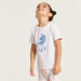Juniors Graphic Print T-shirt and Pyjama Set-Pyjama Sets-thumbnail-1