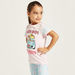 Hello Kitty Print Short Sleeves T-shirt and Pyjama Set-Pyjama Sets-thumbnail-1