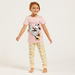 Minnie Mouse Print T-shirt and Pyjama Set-Sleepsuits-thumbnail-0
